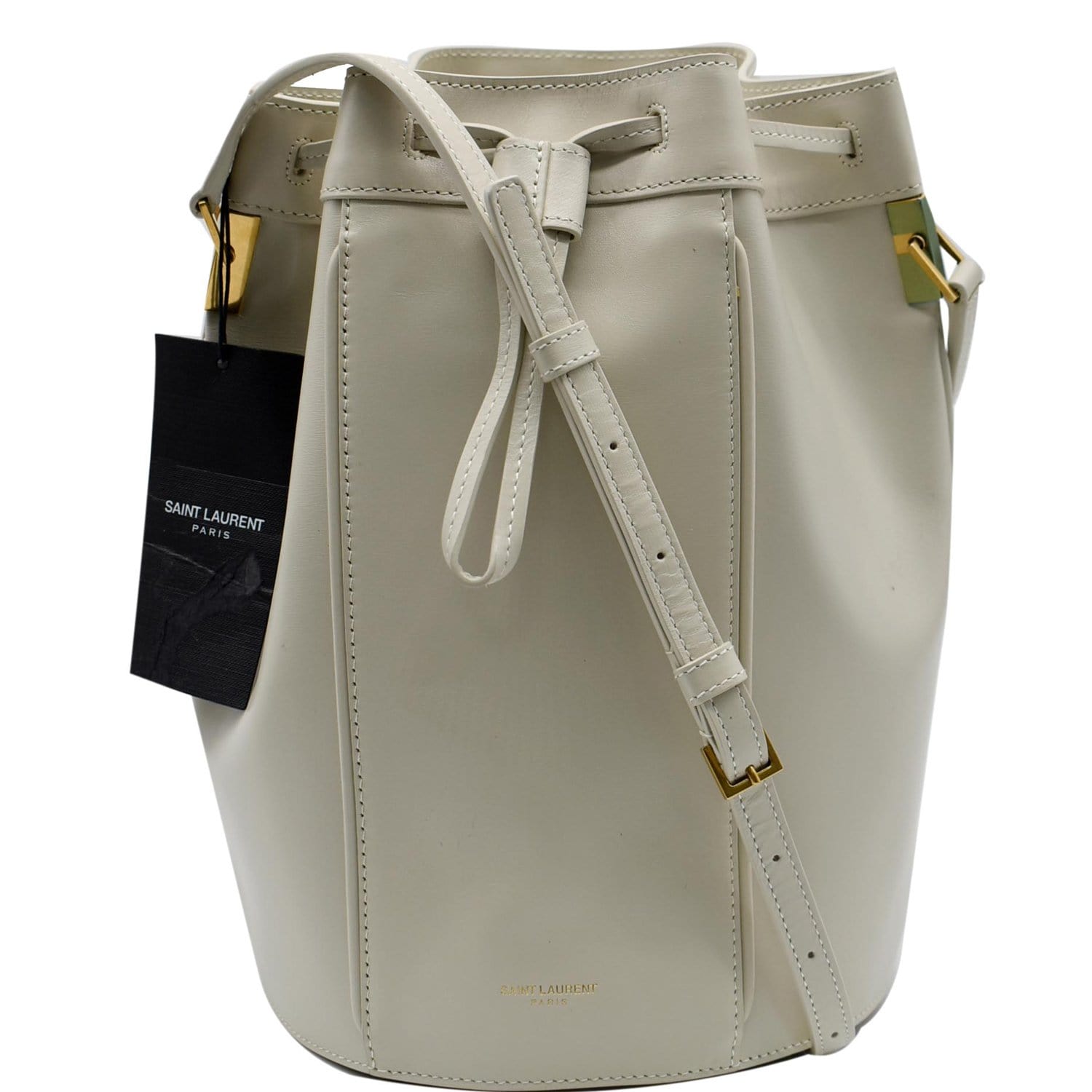 Yves Saint Laurent Talitha Medium Leather Bucket Crossbody Bag