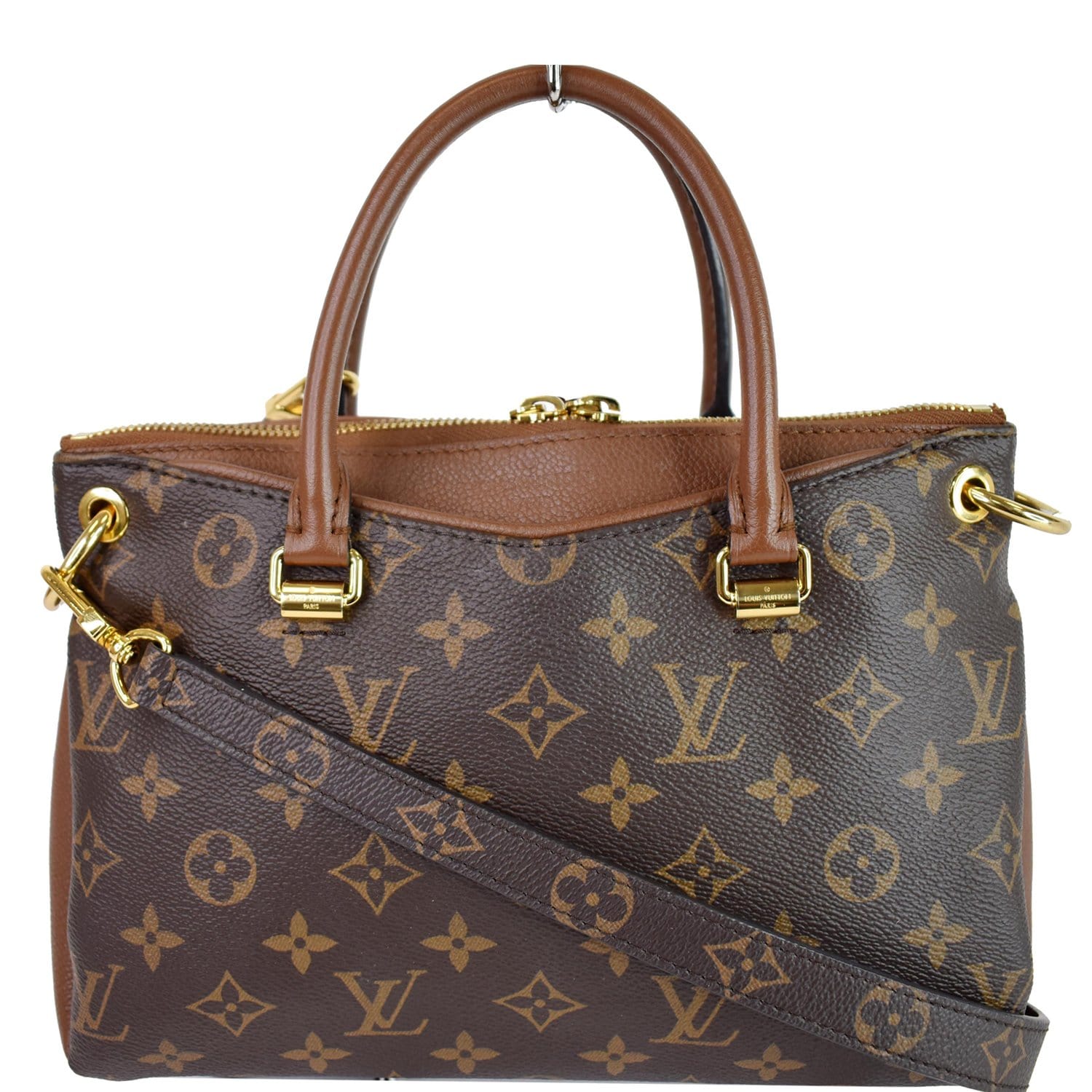 Handbags Louis Vuitton Louis Vuitton Pallas Bb Handbag in Brown Monogram Canvas