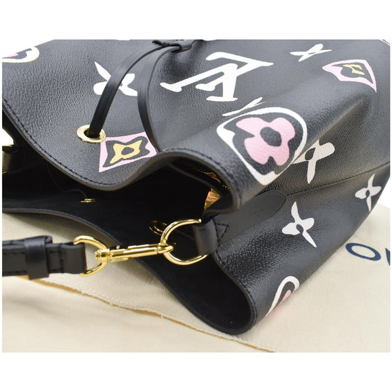 Louis Vuitton Black Monogram Giant Wild at Heart Neonoe MM