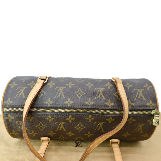 Papillon leather handbag Louis Vuitton Green in Leather - 20330825