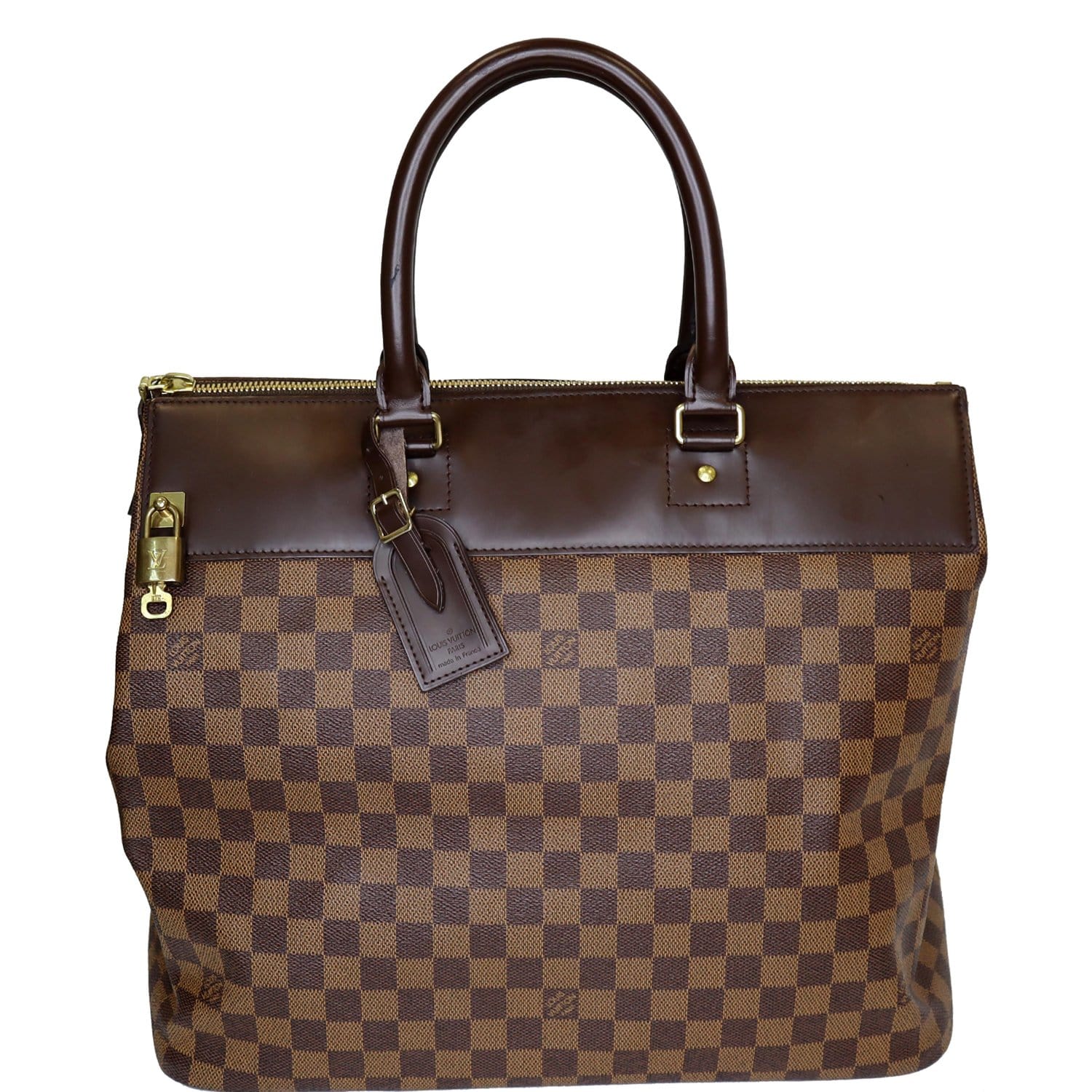 Authenticated Louis Vuitton Damier Graphite Neo Greenwich Black