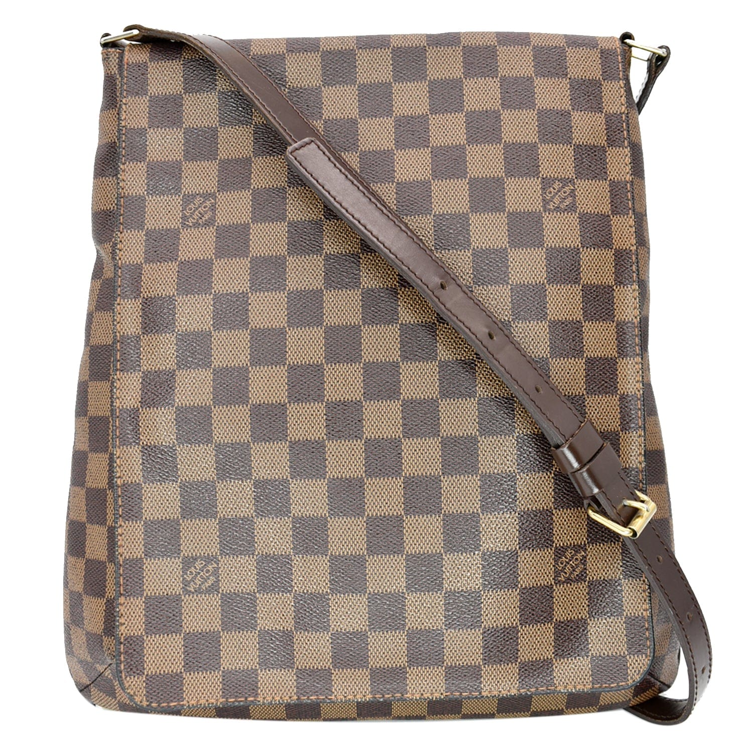 Louis Vuitton Musette Salsa Large Gm 230936 Brown Coated Canvas