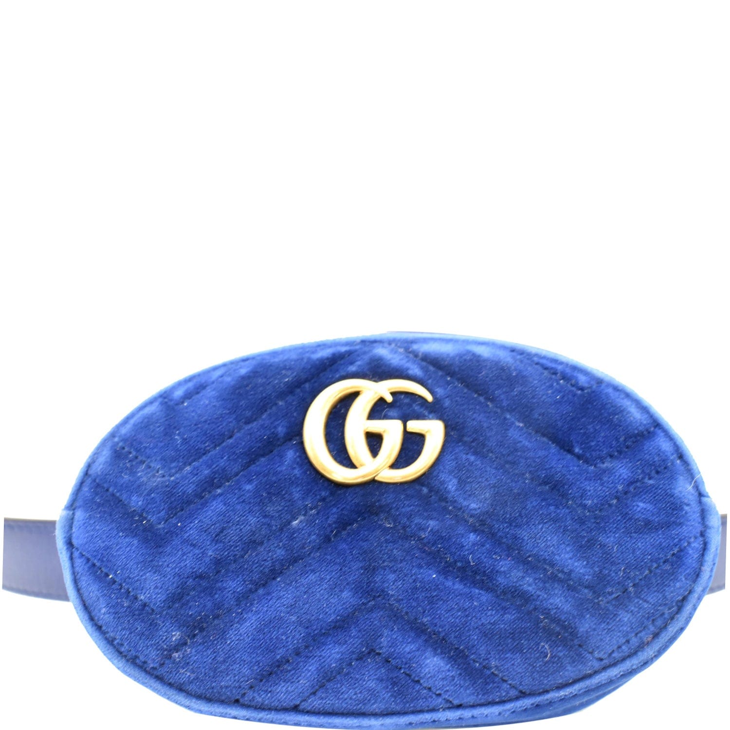 Gucci Marmont Embroidered Velvet Belt Bag