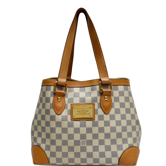 Louis Vuitton Hampstead Damier Azur Shoulder Bag White ref.785443 - Joli  Closet