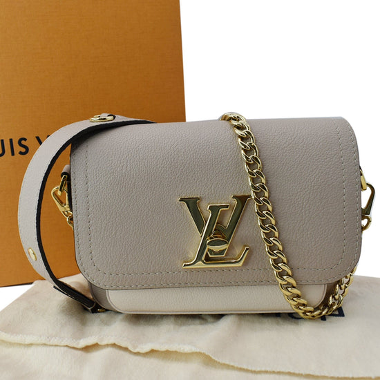 Louis Vuitton - Lockme Tender Bag - Greige - Leather - Women - Luxury