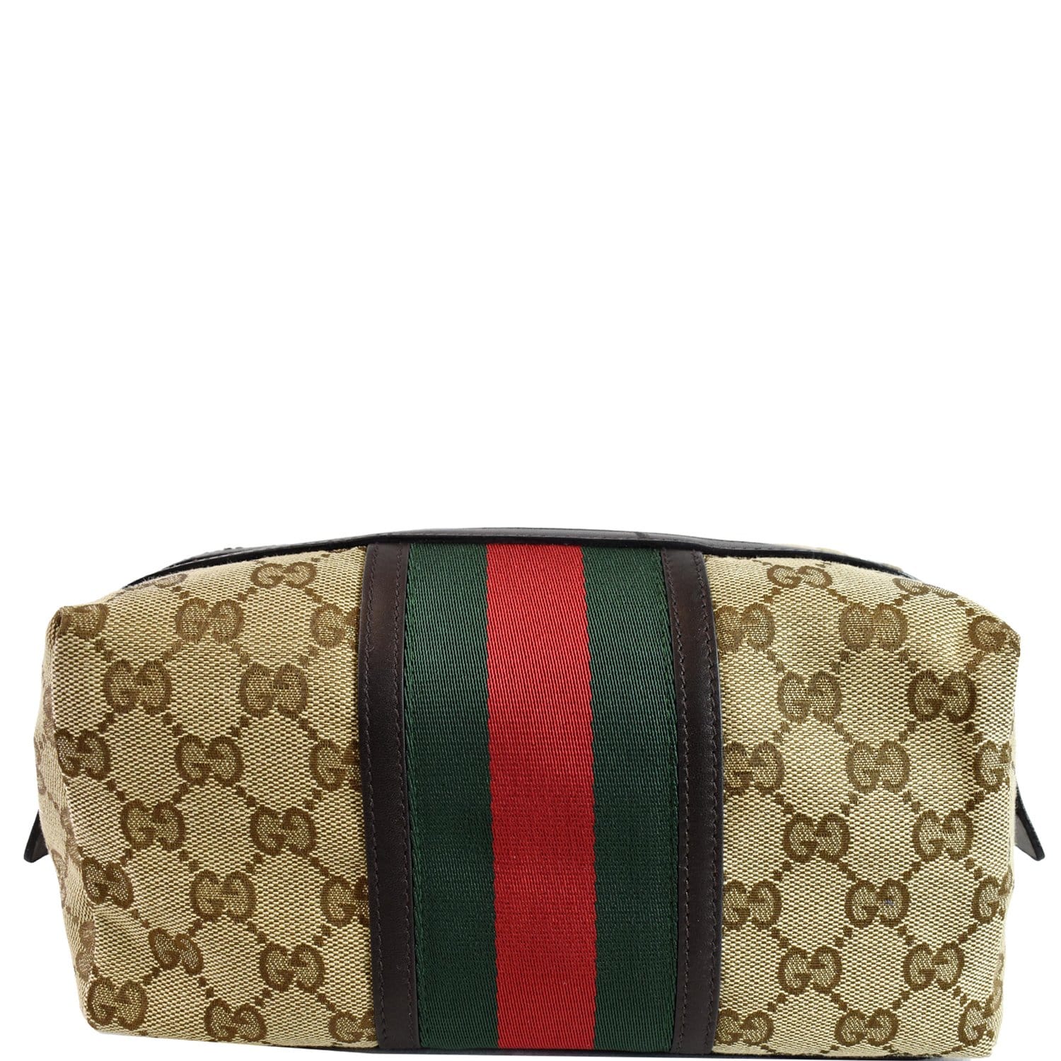 Gucci GG Canvas Web Cosmetic Bag NEW - Consigned Designs