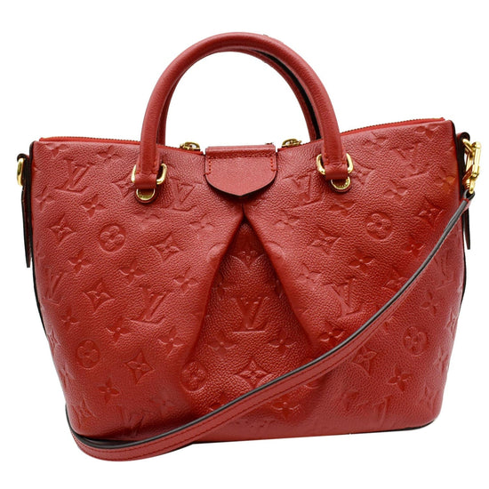 Louis Vuitton Red Monogram Leather Empreinte Mazarine PM 2way