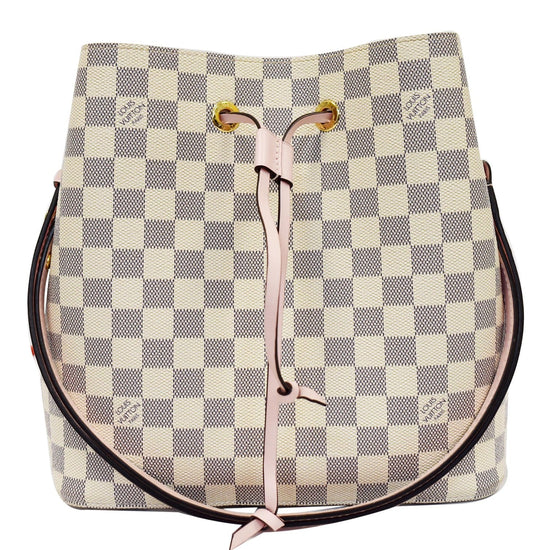 Louis Vuitton NeoNoe MM Damier Azur in Coated Canvas with Gold-tone - US