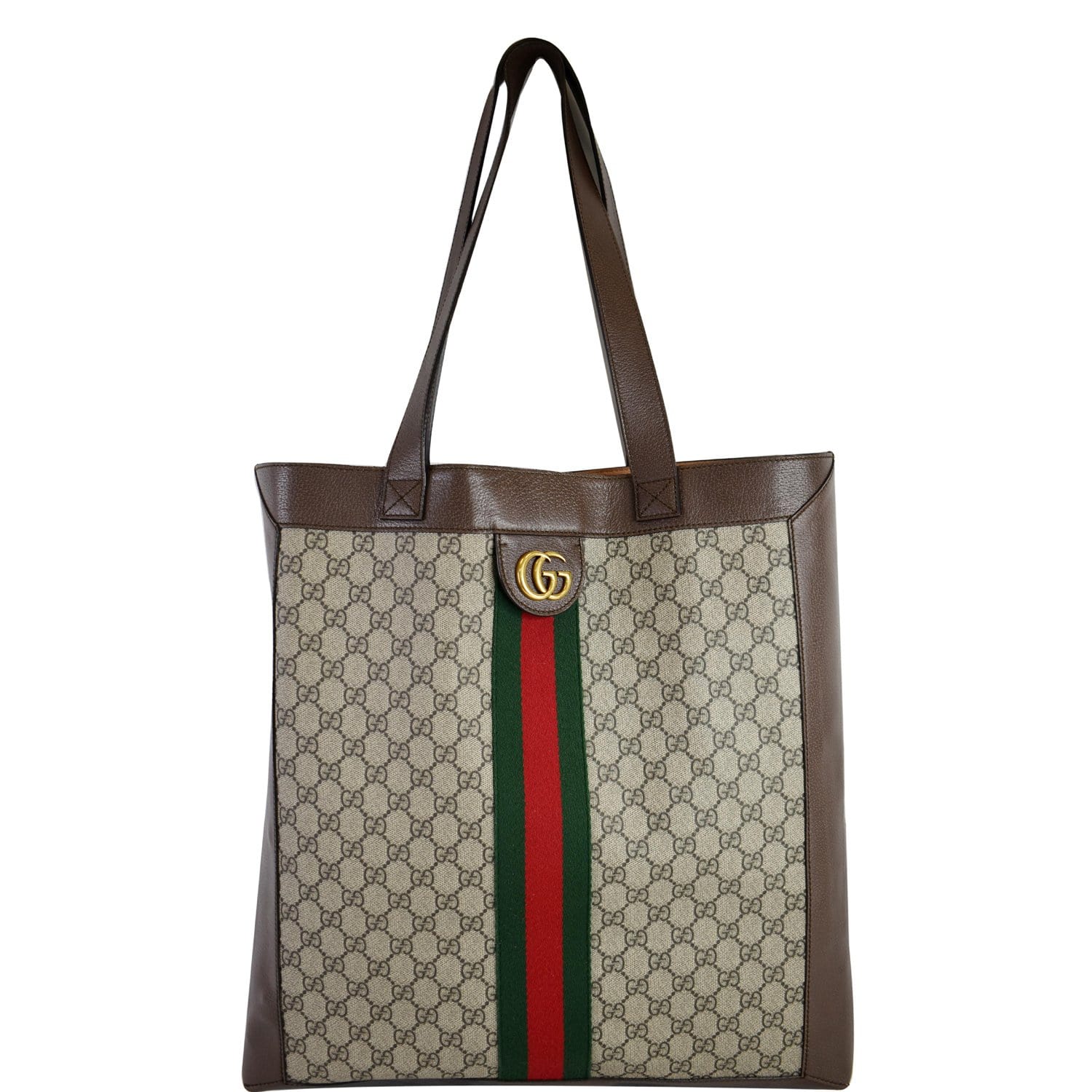 Gucci Ophidia Large Tote Bag, Beige, GG Canvas
