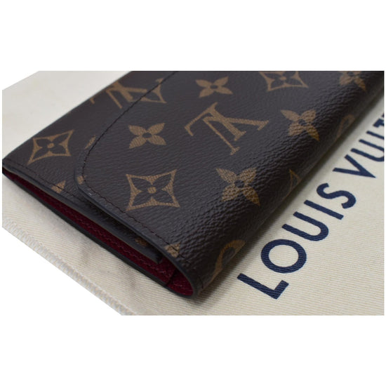 Louis Vuitton Emilie Wallet Monogram Fuchsia in Coated Canvas with  Gold-tone - US