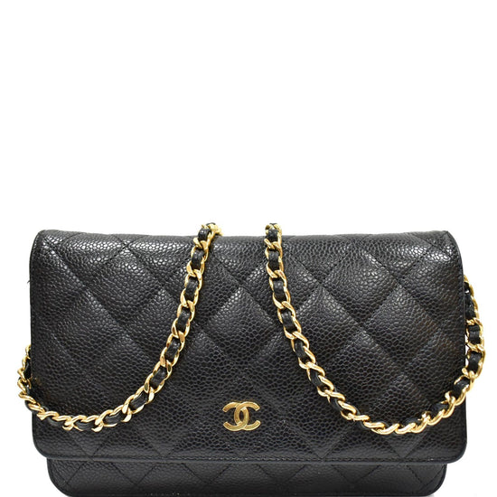 Handbags Chanel Chanel Caviar Grained Calfskin Flap Chain Shoulder Bag Black 13