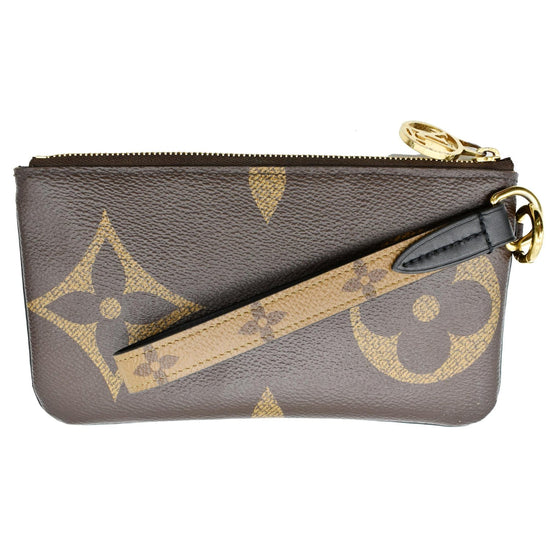 Louis Vuitton Trio Pouch Monogram Giant/Reverse/Mini Brown in Coated  Canvas/Cowhide Leather with Gold-tone - US