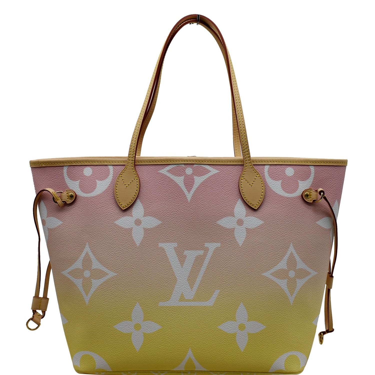 Louis Vuitton Neverfull MM Limited Edition V Hawaii Tote Bag Used (620