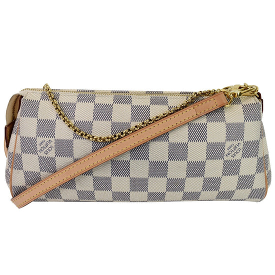 Louis Vuitton Discontinued Damier Azur Pochette Eva Crossbody 2way 860247