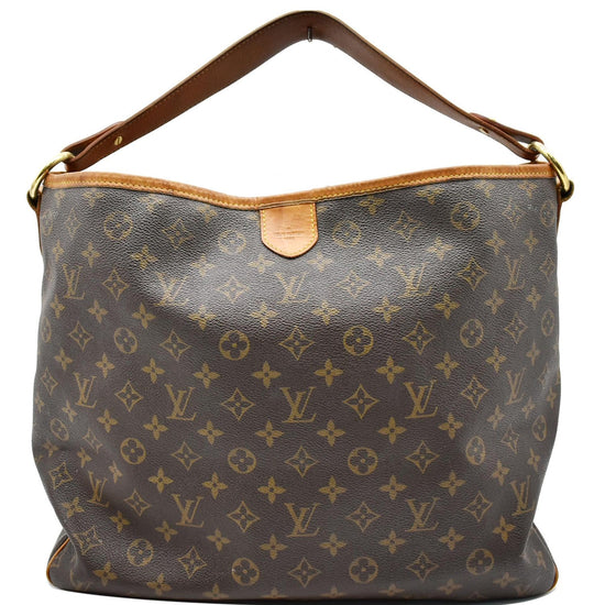 Delightful leather bag Louis Vuitton Brown in Cloth - 36747039