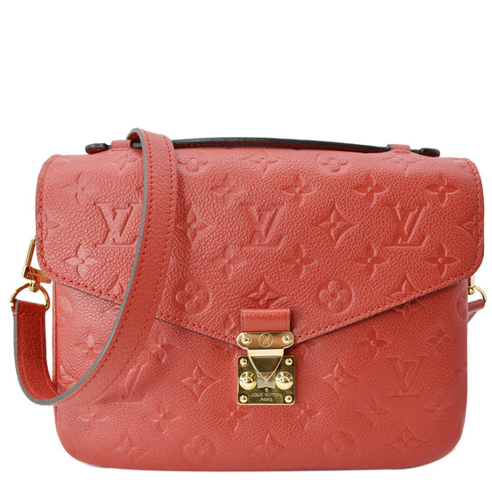 Metis leather crossbody bag Louis Vuitton Red in Leather - 37358200