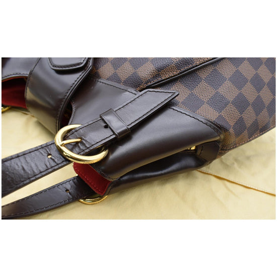 LOUIS VUITTON Sistina GM Damier Ebene Shoulder Bag Brown- 15% OFF