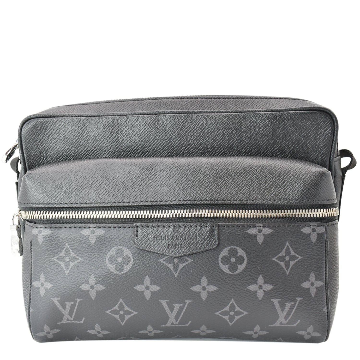 Louis Vuitton Black Taiga Leather and Monogram Eclipse Canvas Outdoor  Messenger Bag Louis Vuitton