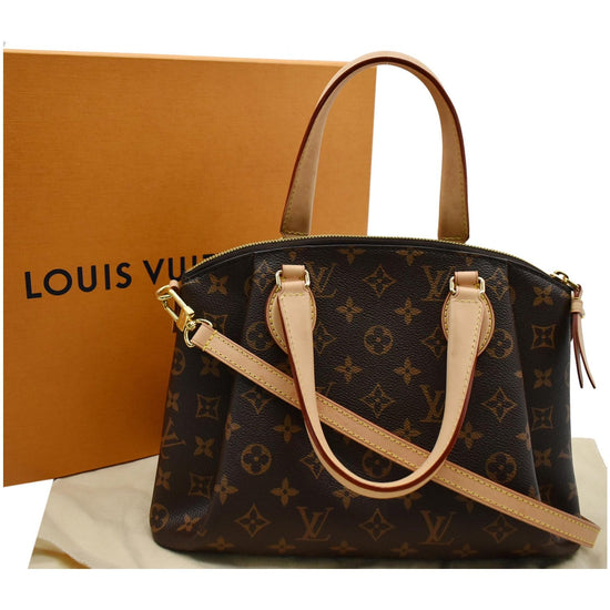 Louis Vuitton Rivoli Bag PM Monogram Brown in Coated Canvas with