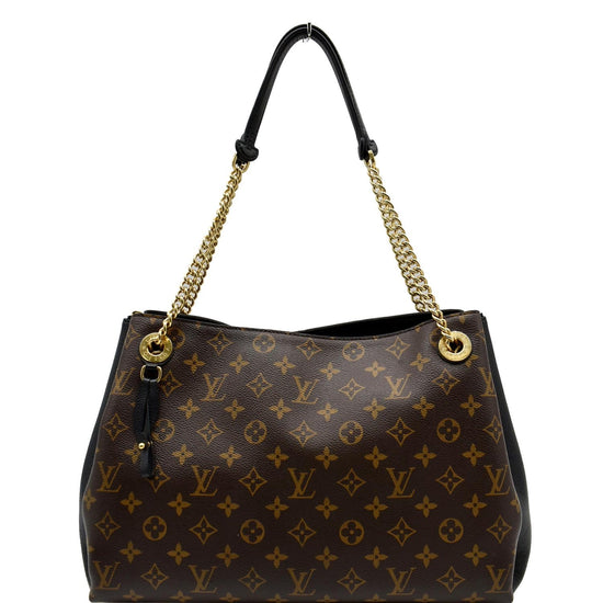 LOUIS VUITTON Surene MM Monogram Canvas Shoulder Bag Black