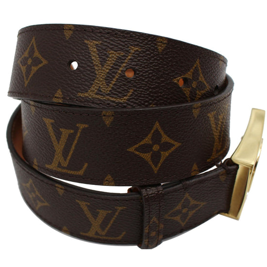 Leather belt Louis Vuitton Brown size 80 cm in Leather - 32802749