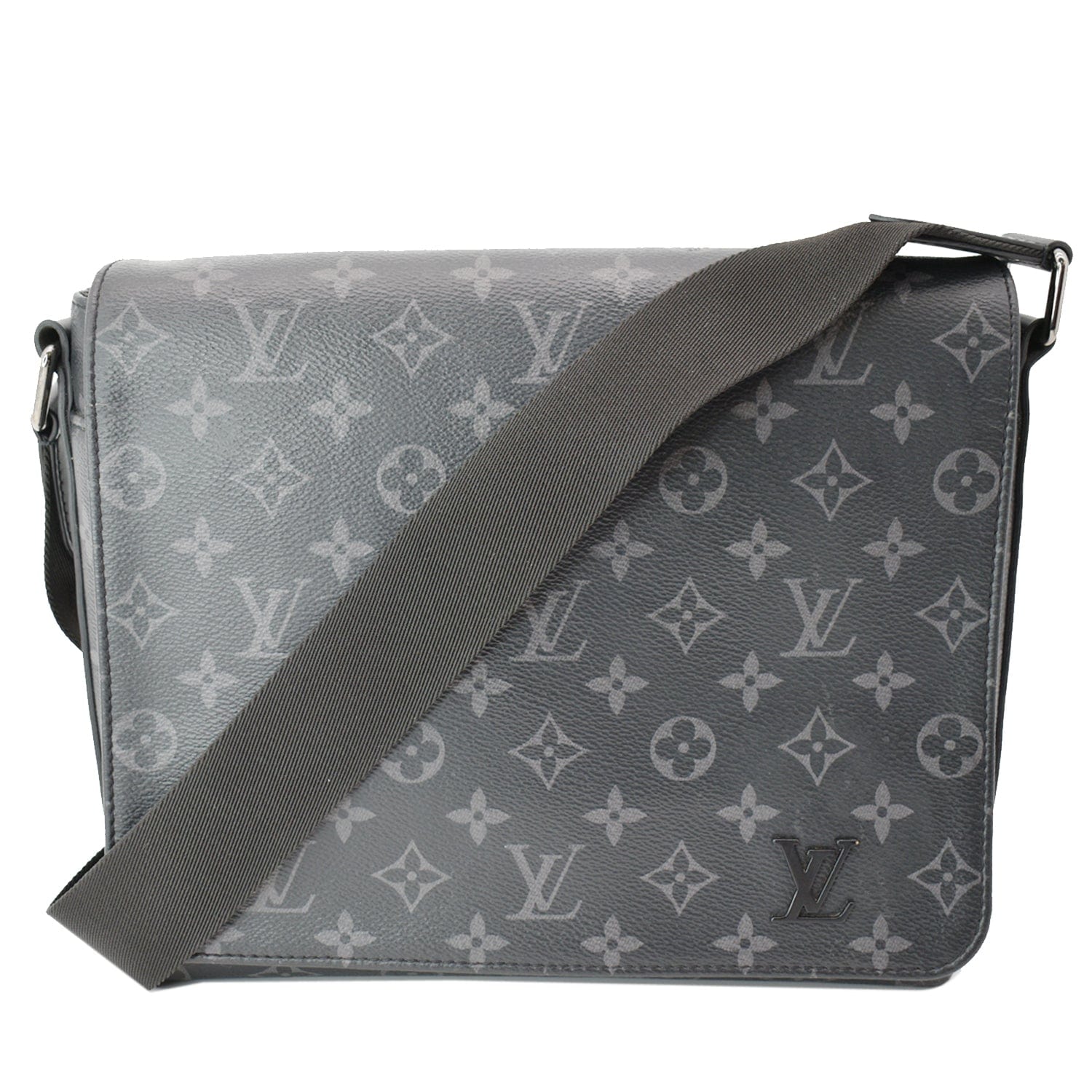 Louis Vuitton District PM Messenger Bag in Black, Men's