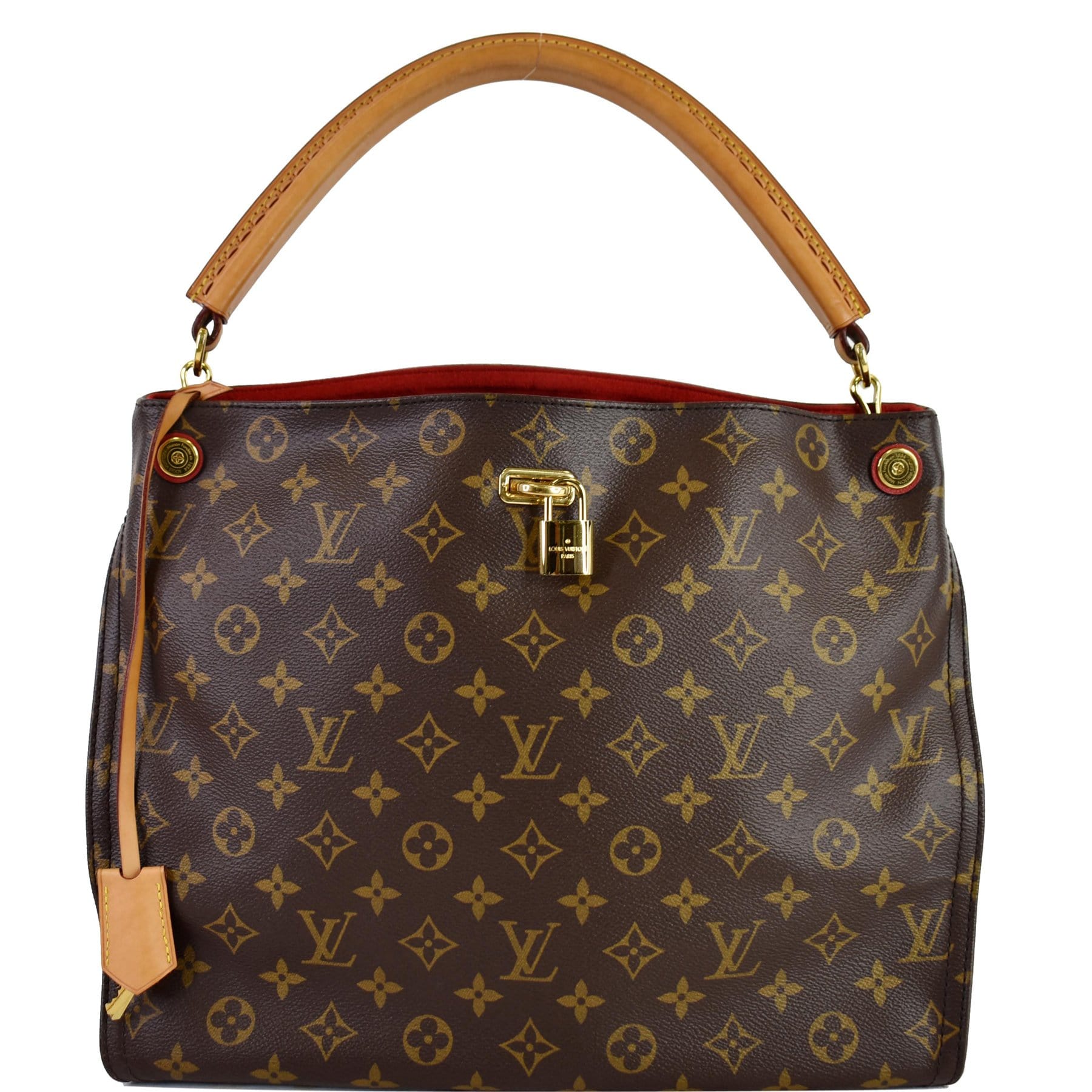 LOUIS VUITTON LV Egg Souple Monogram Canvas 2way Shoulder Bag Brown