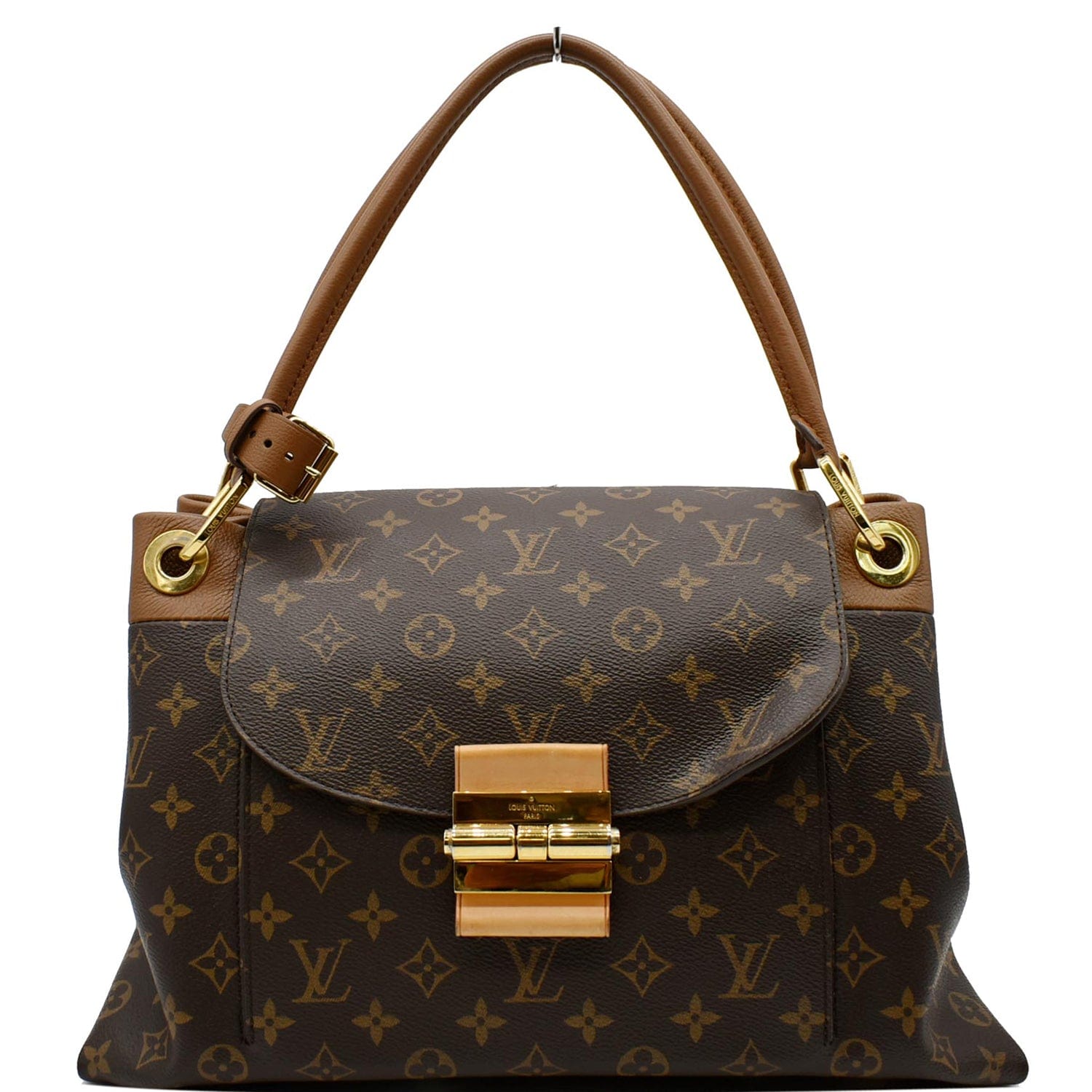 Color - Louis Vuitton Olympe handbag in brown monogram canvas and brown  leather - Blanc - owned Damier Ebène Belem MM tote bag - Monogram - Alma -  Multi - Louis - M92647 – Louis Vuitton 2004 pre - Bag - Vuitton - Hand