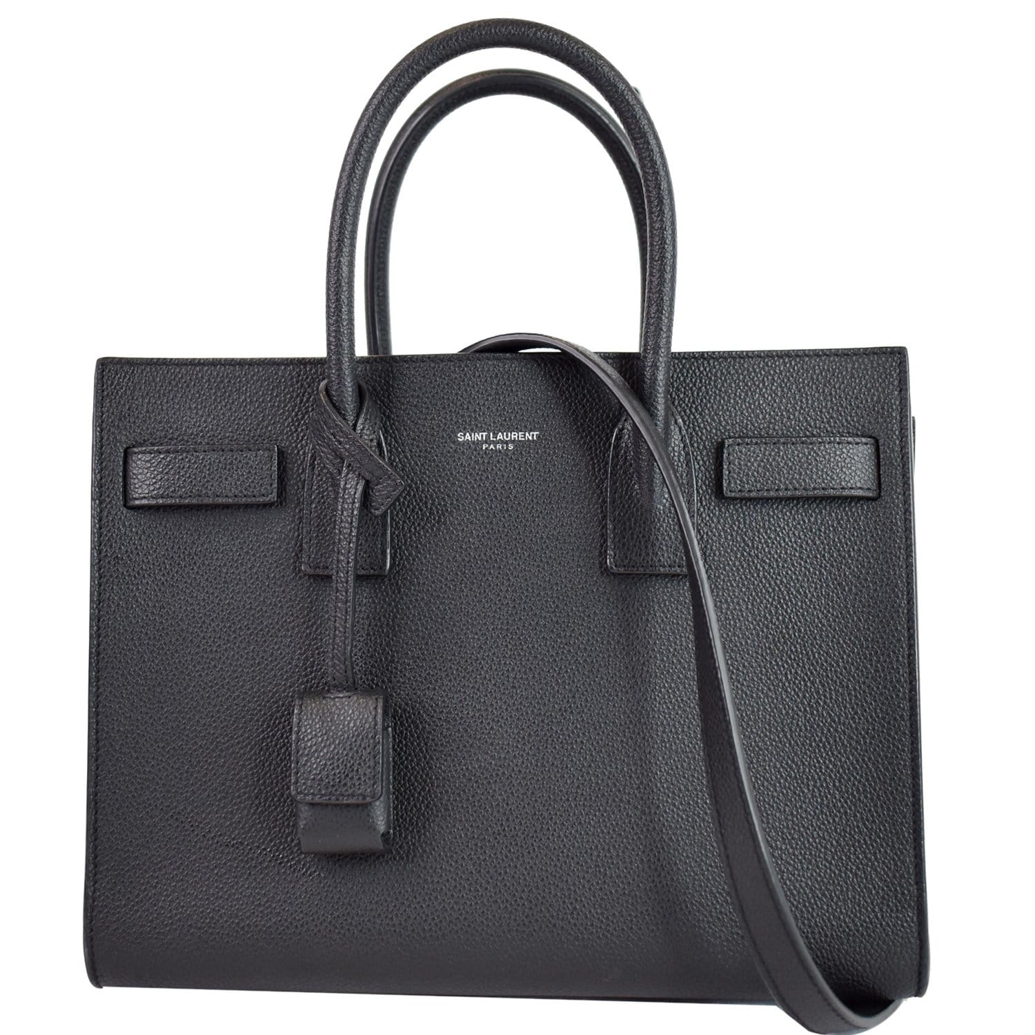downtown baby tote in grained leather