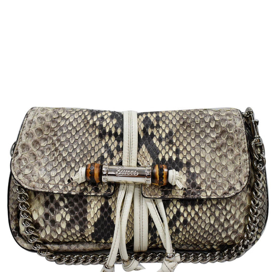 Gucci, Bags, Gucci Bamboo Croisette Leather Shoulder Bag