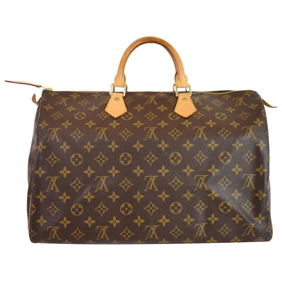 Louis Vuitton Speedy Large Monogram 40 Gm 871944 Brown Coated