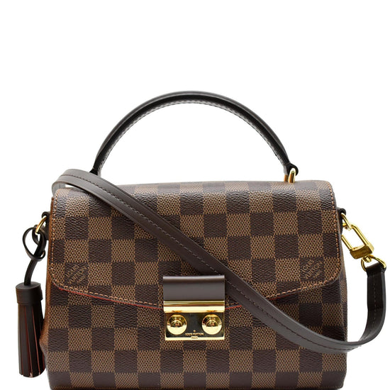 Croisette leather crossbody bag Louis Vuitton Brown in Leather - 34315465