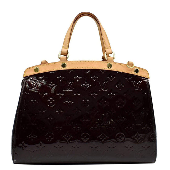 Louis Vuitton Amarante Monogram Vernis Brea GM Bag - Farfetch