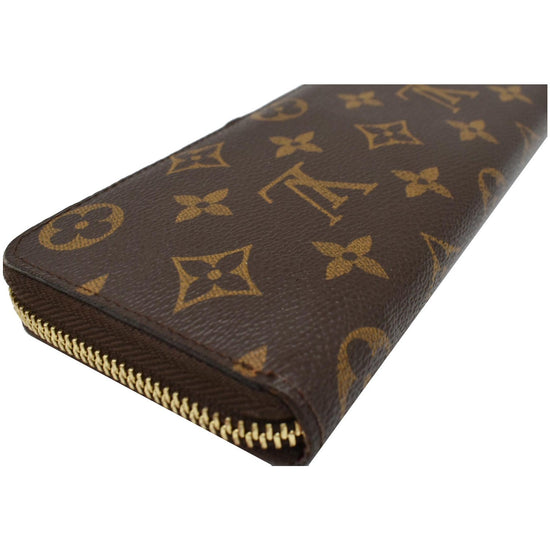 Louis Vuitton Clemence Monogram Jonquille Wallet in Dust Bag