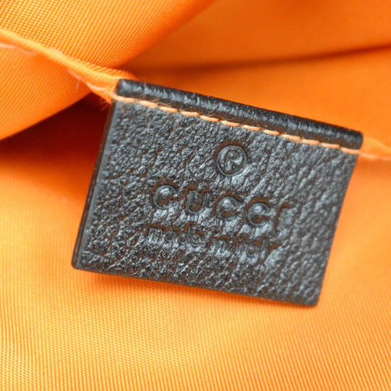 Gucci Off The Grid Orange Econyl Pouch Wristlet Clutch Bag 625598