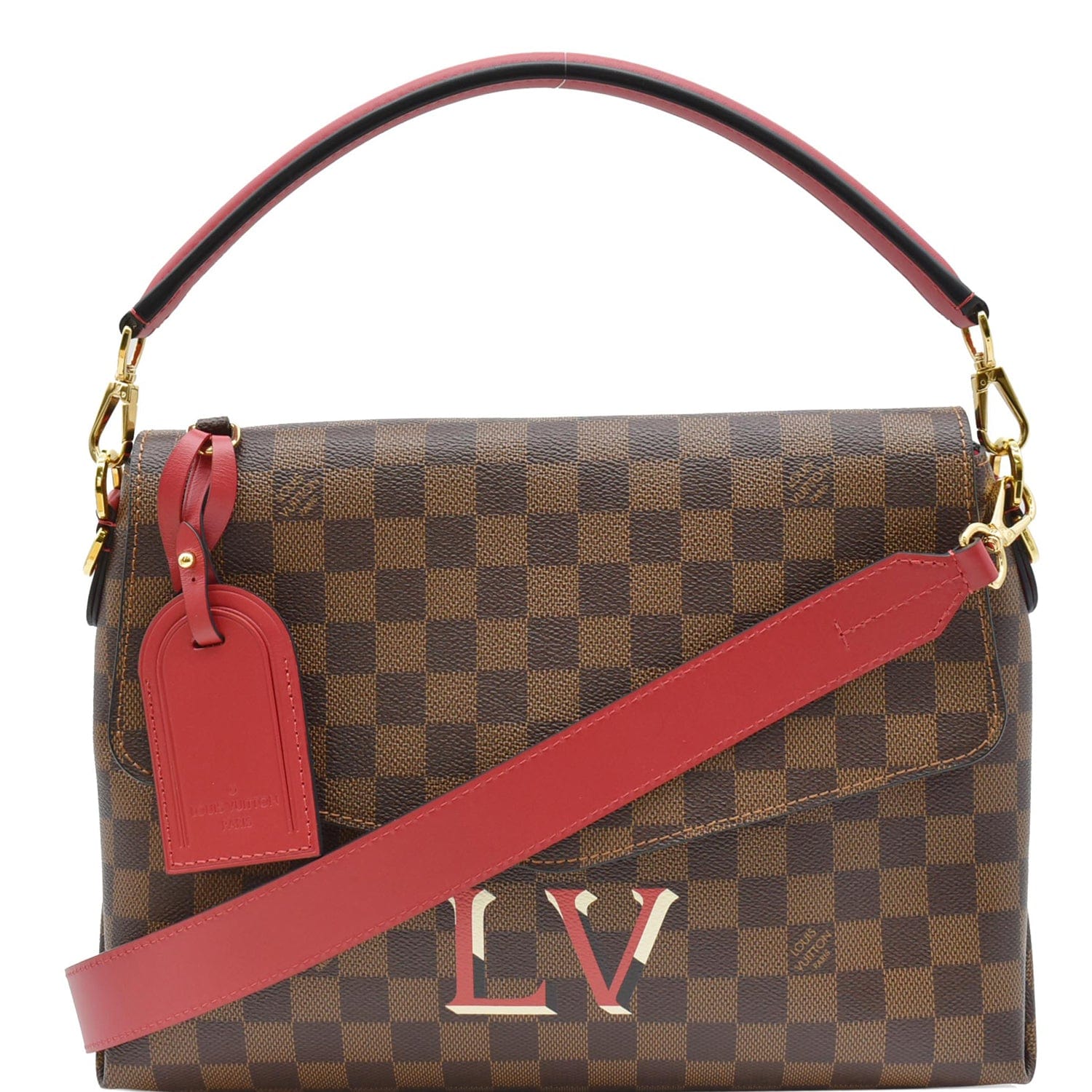 LOUIS VUITTON Beaubourg MM Damier Ebene Shoulder Bag Brown - Final Sal