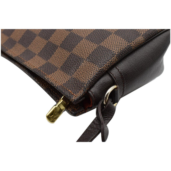 LOUIS VUITTON Damier Ebene Trousse Make Up Bag Pochette 1283736