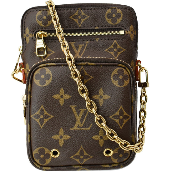 Louis Vuitton Utility Phone Sleeve Monogram Canvas Bag