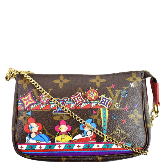 Louis Vuitton Pochette Accessoires Limited Edition Vivienne Xmas Monogram  Canvas Mini - ShopStyle Clutches