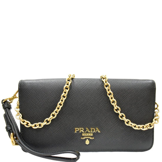 Saffiano Leather Mini Bag Chain tarnished? : r/Prada