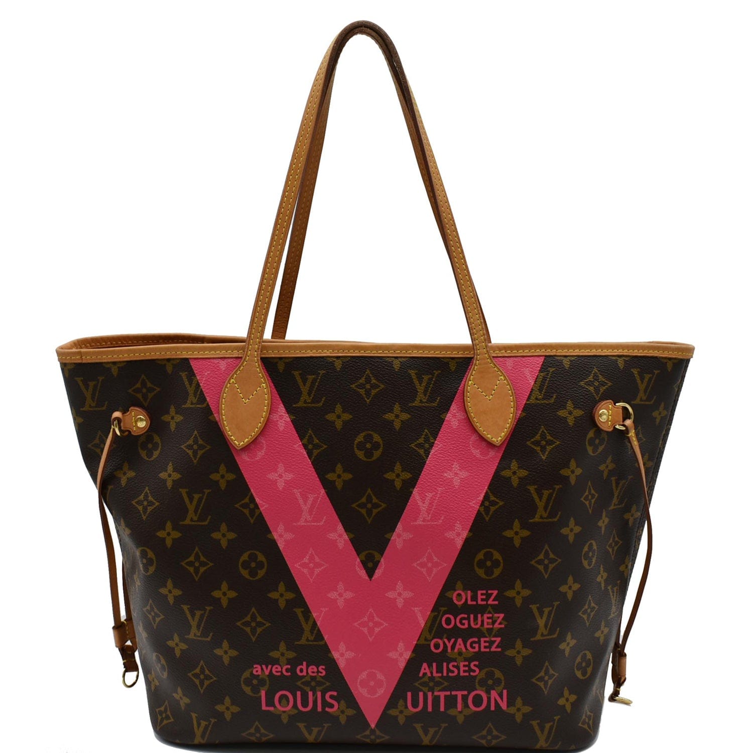 RARE😍Authentic Limited LOUIS VUITTON Neverfull MM V Grenade