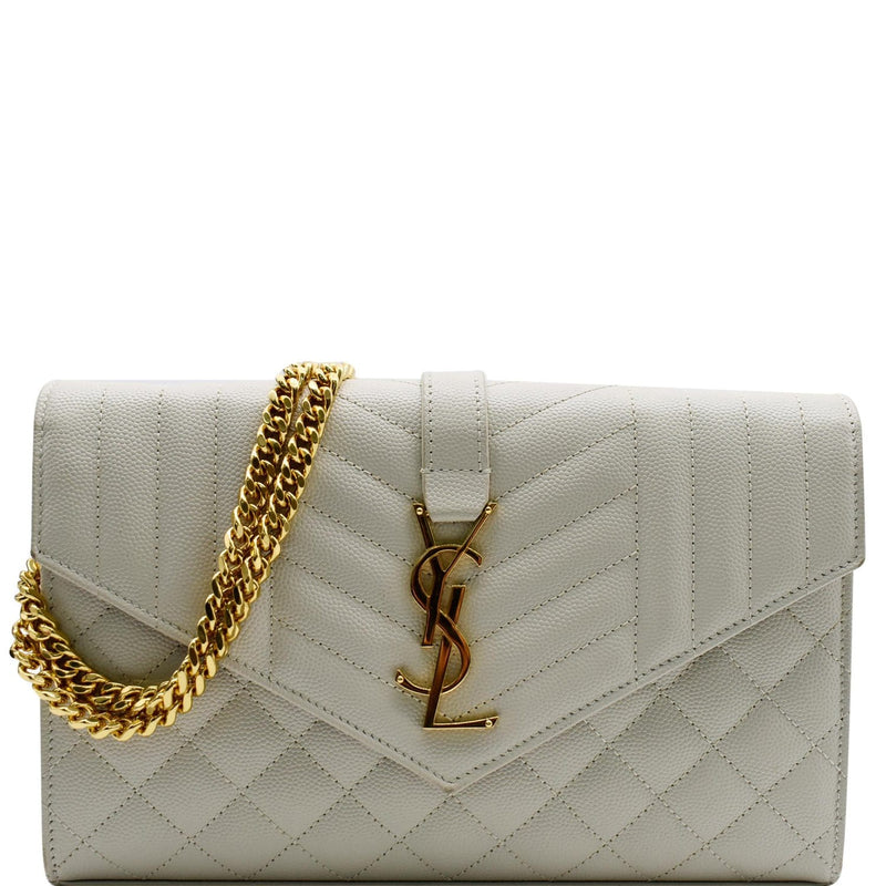 Yves Saint Laurent Cassandra Grain De Poudre Embossed Bag