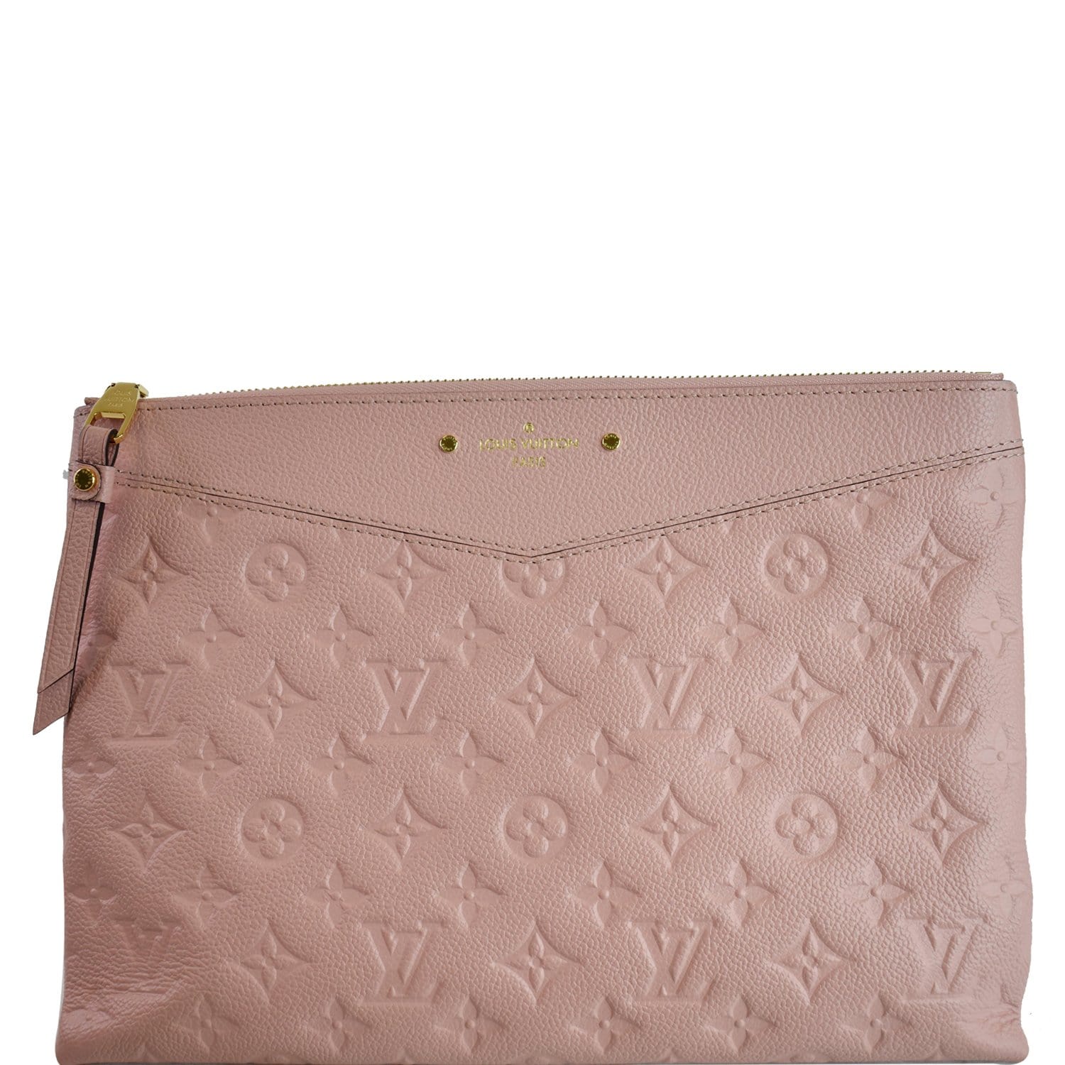 Louis Vuitton Key Pouch Monogram Empreinte Rose Ballerine in Leather with  Gold-tone - US