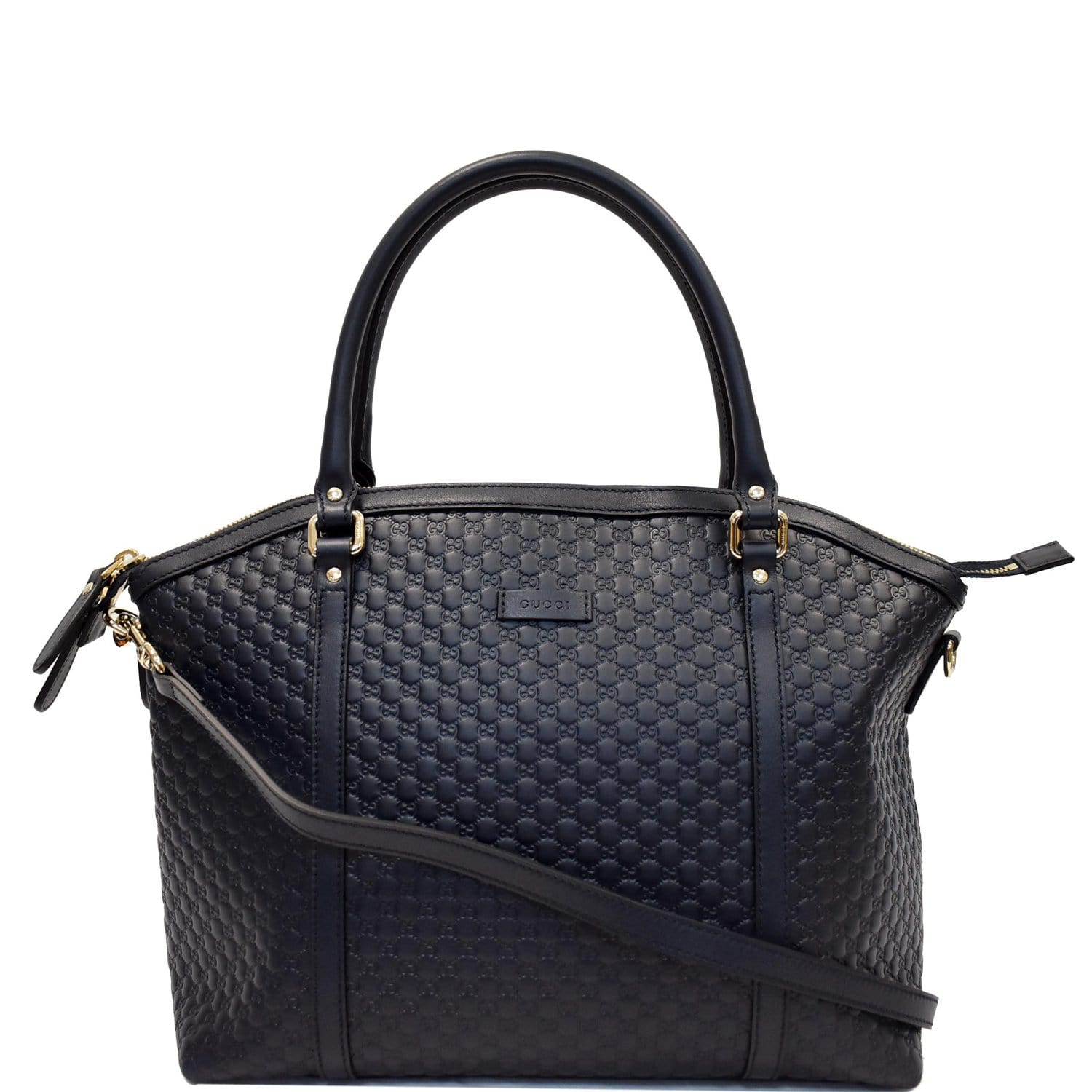 Gucci Micro Guccissima Leather Tote bag Black (Pre-Owned)