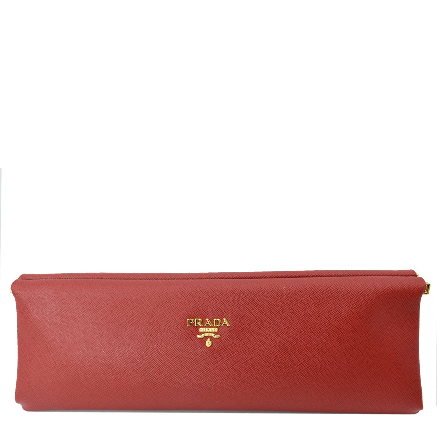 Authentic Prada Madras clutch in Petalo +caffe 2012