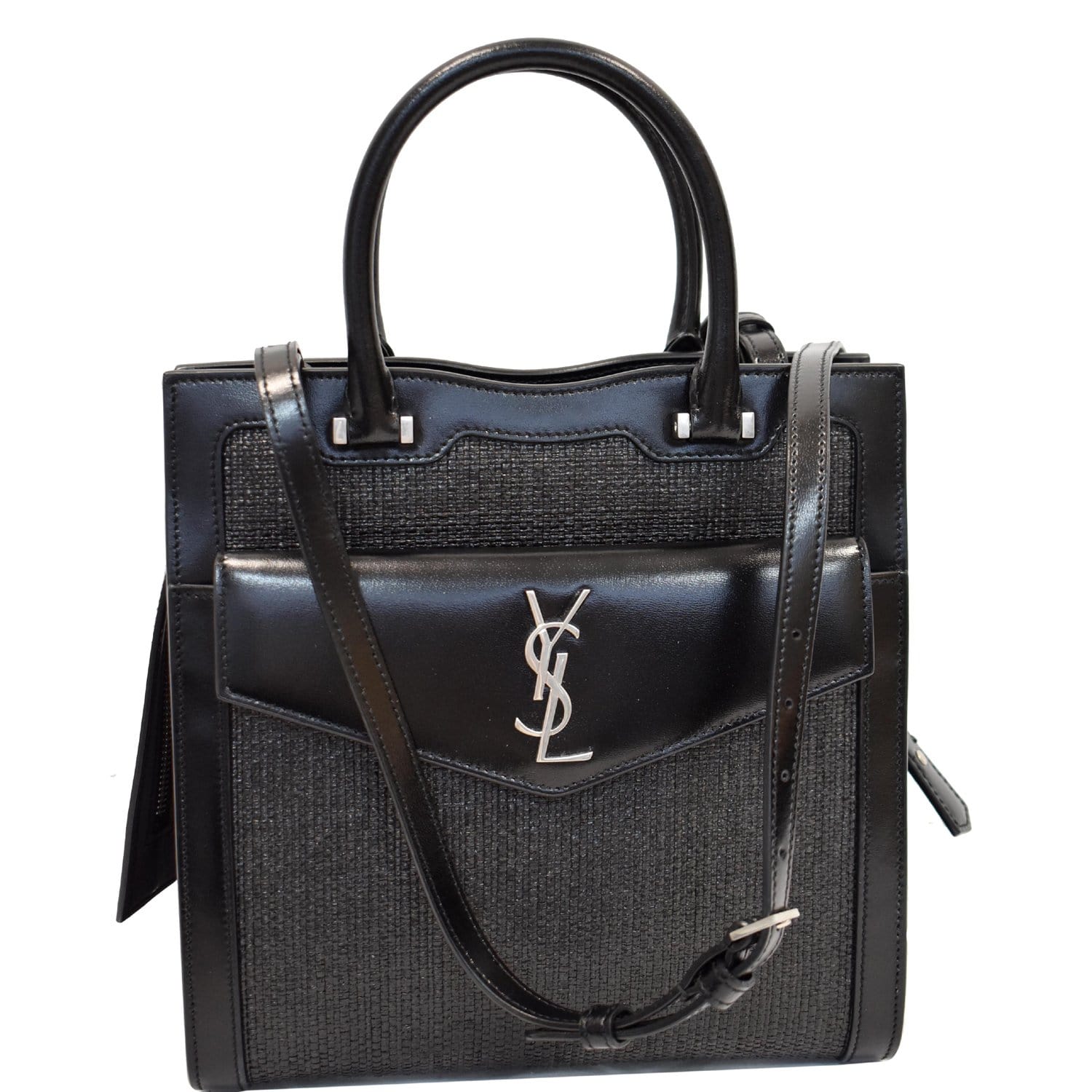 Yves Saint Laurent Canvas YSL Tote Bag at 1stDibs