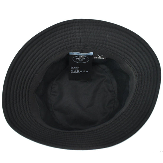 Re Nylon Dog Bucket Hat in Black - Prada