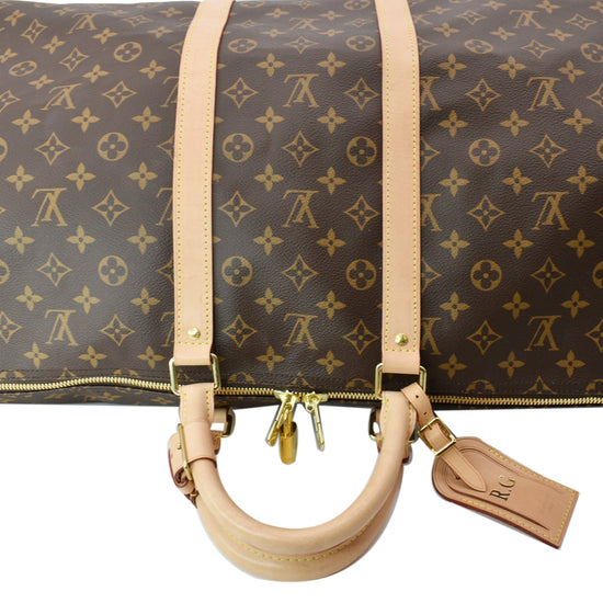 Brown Louis Vuitton Monogram Keepall 55 Travel Bag – Designer Revival