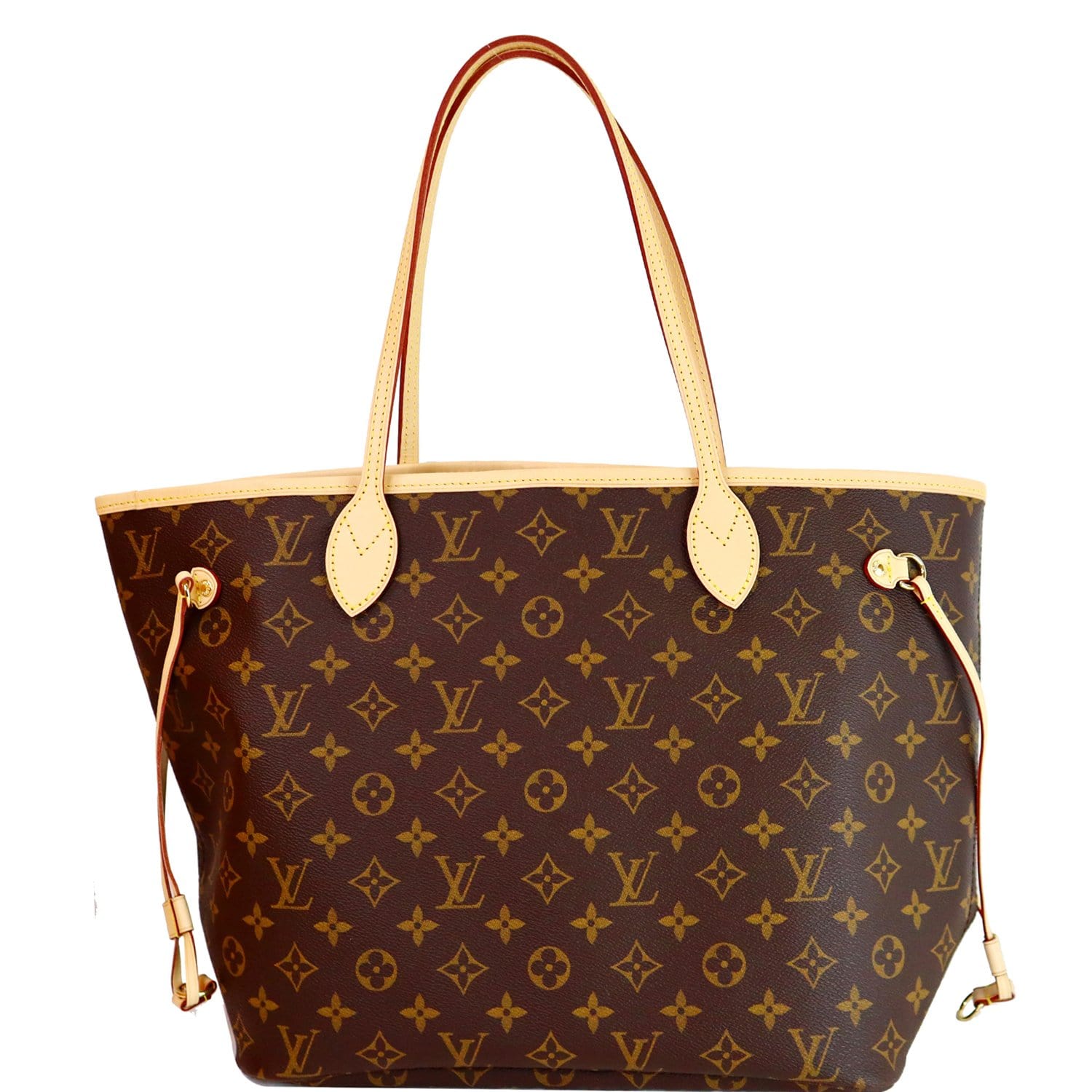 Louis Vuitton Kabuki Neverfull MM Monogram Shoulder Tote Bag With Pouchette