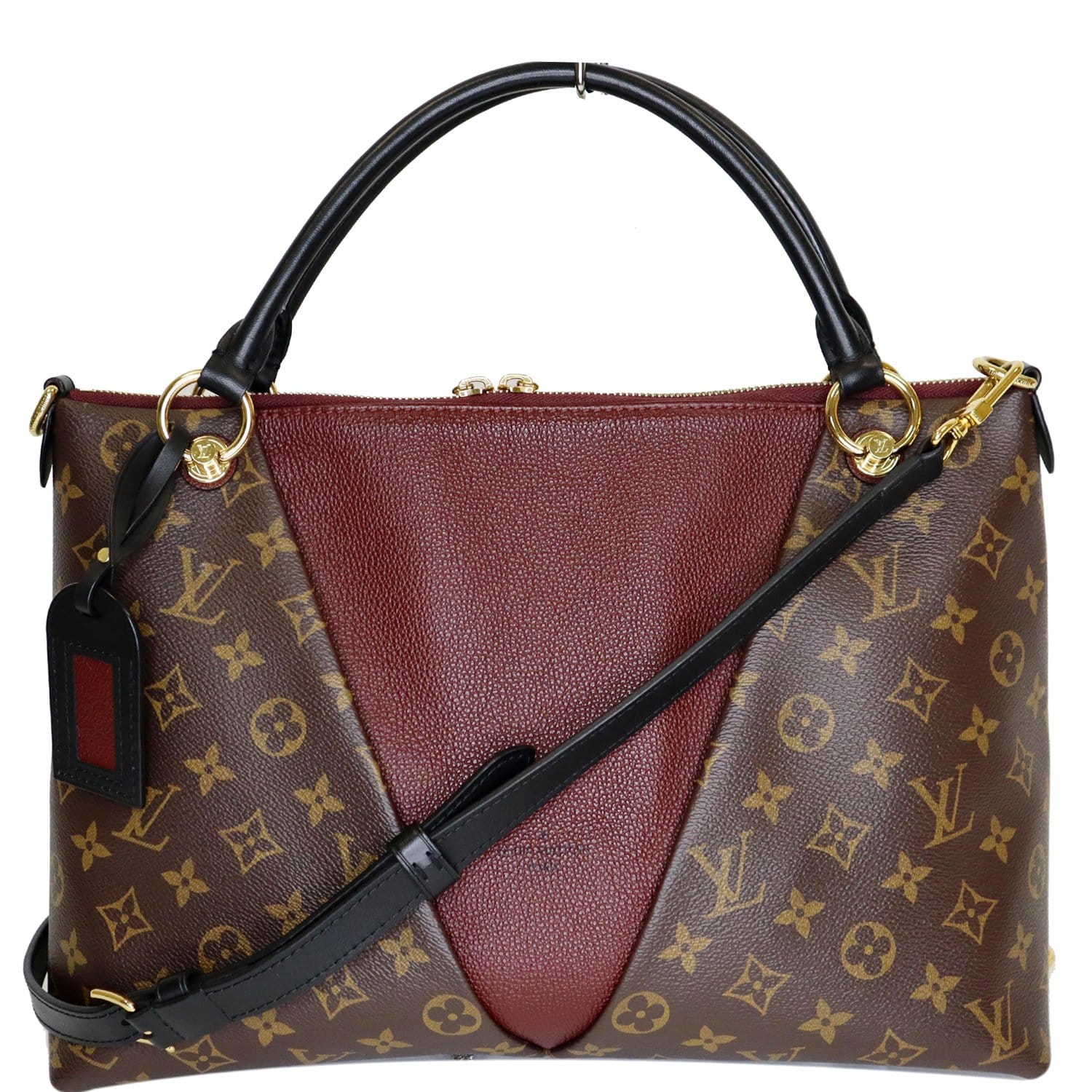 Louis Vuitton V Tote MM Monogram Canvas Tote Bag - DDH